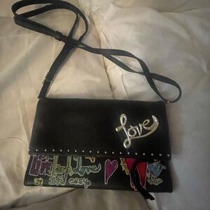 Black Love Crossbody Bag & Dustbag